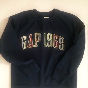 GAP Kids Navy Blue Crewneck Sweatshirt